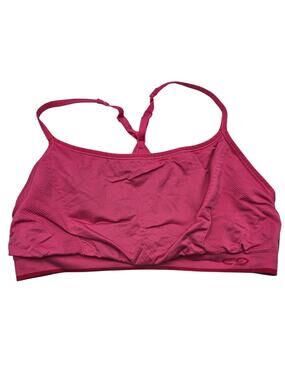 C9 by Champion Womens Sz L Low Impact Unlined Sports Bra Bright Pink